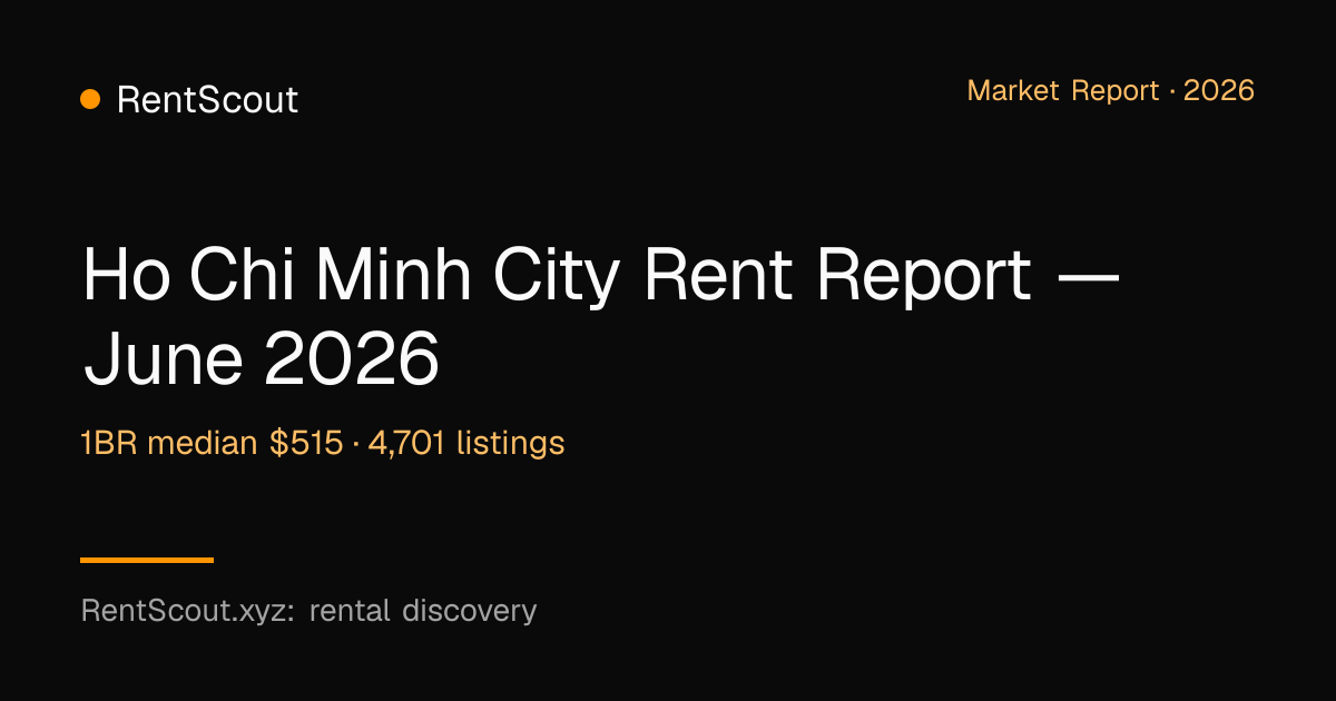 Ho Chi Minh City Rent Report — June 2026